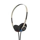 Koss KPH40 Utility On-Ear Headphones, Detachable Interchangeable Cord System, Ultra Lightweight Design (Rhythm Beige)