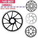 Pass Quest For CANNONDALE Si Ss 0mm 3mm Offset Bike Narrow Wide Teeth Chainwheel 28T-42T Bicycle