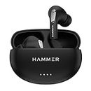 HAMMER Mini Pods True Wireless Earbuds with Upto 20H Playtime, Bluetooth V5.3, Type-C Charging, Touch Controls, Ipx5, Voice Assistant, Made in India (Black) - Bookshelf