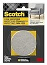 Scotch Felt Pads, Felt Furniture Pads for Protecting Hardwood Floors, Round, 2 in. Diameter, Beige, 6 Pads