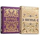 Bicycle Playing Cards 2 Deck Collector's Bundle - Bicycle Jubilee and Bicycle Majesty