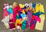 Barbie vintage lot clothes dolls from 80's