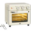 Homcom 7-in-1 Toaster Backofen 4 Scheiben mit 60 min Timer verstellbarer Thermostat 1400 W