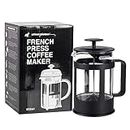 urban platter French Press Coffee Maker Pot, 850ml [Toughened Boron Glass, Stainless Steel Plunger]