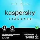 Kaspersky Standard Anti-Virus 2023 | 1 appareil | 1 an | Sécurité Avancée | Protection bancaire | Optimisation des performances | PC/Mac/Mobile | Code d'activation par email