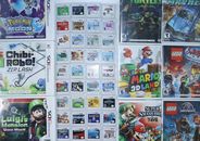 NINTENDO 3DS 2DS 3DS XL GAMES CLEAN PINS PLAY TESTED YOU PICK BUY2 GET 1 50% OFF