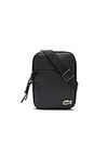 Lacoste Men's LCST FLAT BAG Crossover, black, One Size US