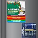 DJAPWPX Air Fryer Cheat Sheet Magnets Cooking Guide Booklet Air Fryer Conversion Chart Sheet Instant Air Fryer Temp Guide Magnetic Cook Times Chart Books Air Fryer Accessories for Kitchen Cooking