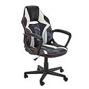 X-Rocker Atreus PC Gaming Chair, Chaise de Bureau à Domicile à Dossier Moyen Réglable en Hauteur pour Juniors et Adolescents