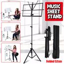 Foldable Sheet Music Stand Tripod Holder with Carry Bag for Stage Violin Guitar
