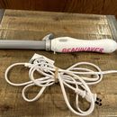 Beachwaver S1 Rotating 1 In Curling Iron BW1136S1 White/Pink TESTED Hot 🔥