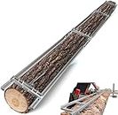 Kweetle Upgraded 9 FT Rail Mill Guide System, 3 Crossbar Kits Chainsaw Mill Rail Guide with Work Gloves Used in Combination with Saw Mill (9FT Plus)