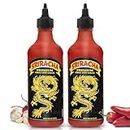 Underwood Ranches Limited Edition Dragon Sriracha Sauce - Hot Sauce, Perfect for Spicing Up Any Dish! - Made from Red Jalapeno Peppers That Started the Sriracha Movement, 17 oz - 2 Pack
