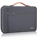Ferkurn Laptop Case Sleeve Cover Chromebook Case Compatible with Macbook Air/Pro, iPad, Surface Pro, Acer Spin, HP, Dell, ASUS Vivobook, Samsung, Waterproof Laptop Case 15-15.6 inch, Gray