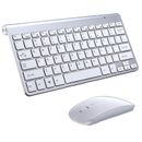 2.4G Mini Wireless Keyboard and Mouse Comb Set  For Mac Apple PC Laptop UK
