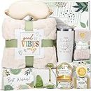 Self Care Gifts for Women Get Well Soon Gifts Basket, Care Package for Women Relaxing Spa Gifts Set Thinking of You Gifts with Blanket, Unique Birthday Mothers Day Gifts for Mom Her Best Friend Sister