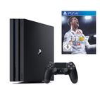 PS4 - Consola Pro 1TB #negro + FIFA 18 + Controlador Original COMO NUEVO