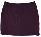 GREEN TEA Dark Plum Purple Skirt Skort Womens FW8158SC106 Womens XL
