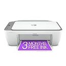 HP DeskJet 2755e All-in-One Printer with 3 Months Free Ink Through HP Plus (26K67A)