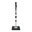 TANNER TEE Original Premium Pro-Style Baseball/Softball Adult Batting Tee with Tanner Original Base, Hand-Rolled Flexible Rubber Ball Rest, Adjustable: 26" to 43", Durable Steel Stem