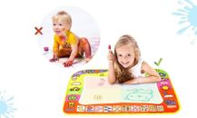 Kids Toy Drawing Painting Scribbling Carpet Magic Water Pen Clutter Gift