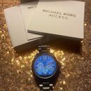 Michael Kors Accessories | Michael Kors Access “Bradshaw” Touchscreen Smart Watch In Navy Stainless Steel. | Color: Blue | Size: Os