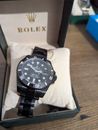 Men's Black Rolex Steel Automatic Oyster Perpetual Submariner Date 41 on Oyster