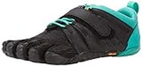 Vibram Damen V-Train 2.0 Sneaker, Black/Green, 39 EU