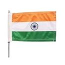 The Flag Corporation Indian National Bike or Boat Flag of Size 8in x 12in