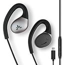 Open Ear Lightening Earphones Wired for iPhone, MFi Certified, in Line Mic for Clear Calls, Enviornment Awareness & All Day Comfort, Great for Office Home Use - Avantree Resolve Small