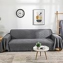 AIVIA Couch Cover Sheet Blanket, Oversized Couch Covers for 3-4 Cushion High Backed Backrest Sofa, Extra Large Furniture Decoration Covers Sofa Slipcovers, L Shape U-Shaped Sectional Protector