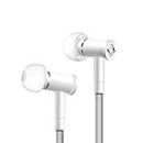 Aircom A1 Airtube Stereo Anti-Radiation Active Headphones for iPhone 7 Plus Gold - 256 GB Earbuds Wired Headset with Mic, Noise Isolating, True Live Sound (White) - US Patent # 6453044