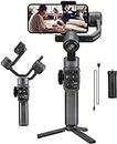 Zhiyun Smooth 5 Professional Gimbal Stabilizer for Smartphones, for iPhone 15 14 Pro Max Samsung Galaxy S21 S20 Ultra S20+, with Smart Tracking Gesture Control & Zoom Foldable Cell Phone Stabilizer