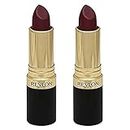 Revlon Shine Lipstick, 850 Plum Velour - Pack of 2