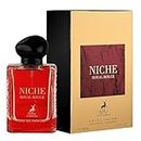 Tariba Nische Royal, Rouge Eau de Parfum, 100 ml, luxuriöser, langanhaltender Duft, Premium-Duft für Damen und Herren, Parfüm-Geschenk-Set, für alle Anlässe (1 Stück)