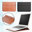 For HP ENVY EliteBook Chromebook Pavilion- PU Leather Laptop Bag Stand Case