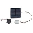 SP Electron A Complete Combo of 70mm X 70mm X 03mm Mini Solar Panel with Micro Dinamo Electric DC Motor and Electric Piezo Beep Buzzer