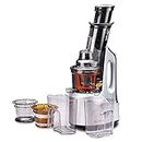 AGARO (Refurbished) - 33293 Imperial 240 Watts Slow Juicer With Cold Press Technology (Grey/Black)