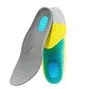 Children's Athletic Gel Insoles for Cushion and Comfort Kids Running Insoles for Shock Absorbing & Arch Support Best Kids Replacement Insole (Little Kids 12.5-13)