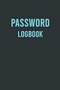 Password Logbook: Password Book and Organizer to Write Down Access Data for Websites, E-mail, Cell phone etc. - Password Organizer with Table of Contents and Index from A to Z
