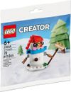 LEGO CREATOR “Christmas Snowman” Polybag (30645) NEW & SEALED