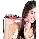Shiddat 2 In 1 Hair Straightener And Curler For Women (Pink)