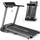 PASYOU PT50 Treadmill with Incline - Foldable Treadmills for Home with 25 Preset Programs, Heart Rate Monitor, with Bluetooth Connectivity Plus 44 Days Free Kinomap Membership