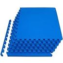 ProsourceFit Extra Thick Puzzle Exercise Mat ¾” And 1", Eva Foam Interlocking Tiles for Protective, Cushioned Workout Flooring for Home And Gym Equipment