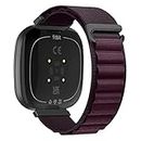 XMUXI Compatible with Fitbit Sense 2/Fitbit Versa 4 Watch Strap Fitbit Sense/Fitbit Versa 3 Nylon Solo Loop Replacement Watch Band for Men women (Watch Not Included) (#10)