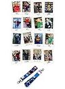SINCE 7 STORE BTS Polaroid Lomo Cards with Autograph Pack of 16 Premium Photocards with BTS Keychain Combo for Room Decoration/for Gifting/BTS Merch