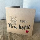 Handmade Personalised New Home card (new home)