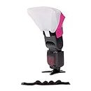 LumiQuest Ultrasoft Frosted Light Diffuser with UltraStrap - Features Compact Light Modifier, Scene Illuminator, Soften Harsh Flashes - Perfect For Photographers, Travellers and Hobbyist (Neon Pink)