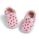 ohsofy Morbido Infant Baby Boys Girls Canvas Sneaker Toddler Slip On Anti Skid Newborn First Walkers Candy Shoes for 0-18 Months