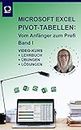 Microsoft Excel Pivot-Tabellen: Vom Anfänger zum Profi | Lehrbuch mit Videoinhalten und Übungsdateien für Excel-Versionen ab 2010: Band I Datenaufbereitung und Umwandlung in Pivot (German Edition)